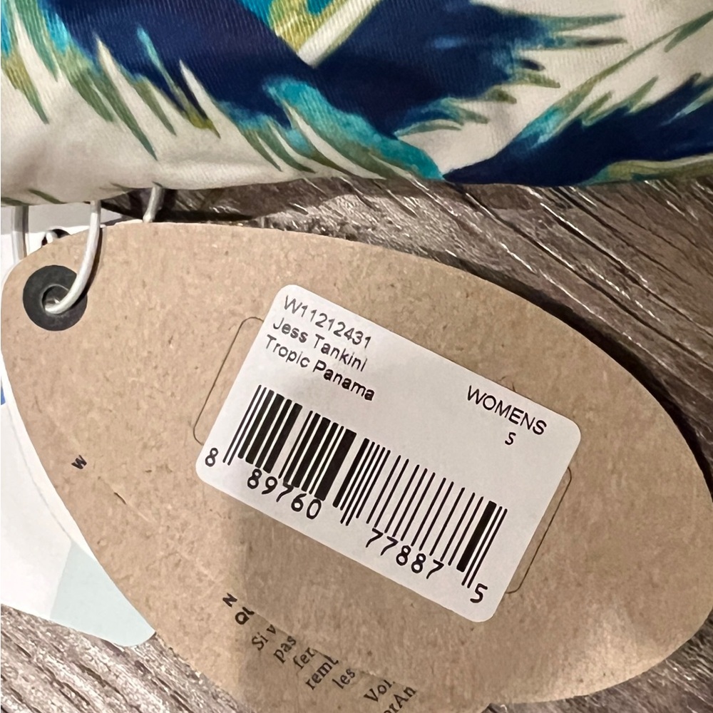 Prana Jess Reversible Tankini Top Tropic Panama NWT Size S - Picture 2 of 4